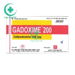Gadoxime 200 - Thuôc điều trị viêm, nhiễm khuẩn hiệu quả