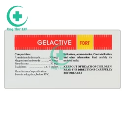 Gelactive Fort - Thuốc điều trị loét, chảy máu dạ dày, tá tràng