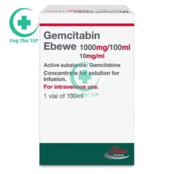 Gemcitabin "Ebewe" 1000mg - Thuốc trị ung thư hiệu quả của Áo