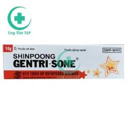 Shinpoong Gentrisone 10g - Thuốc điều trị viêm và ngứa da (10 hộp)