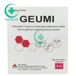 Geumi 5mg/ml - Thuốc điều trị hen, co thắt phế quản hiệu quả