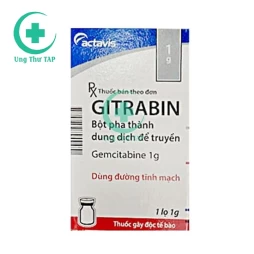 Gitrabin 1000mg - Thuốc điều trị ung thư hiệu quả của Ý