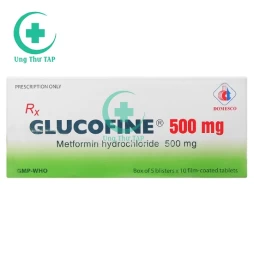 Glucofine 500mg - Thuốc điều trị đái tháo đường type 2 hiệu quả