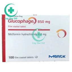Glucophage Tab 850mg - điều trị đái tháo đường type 2 hiệu quả