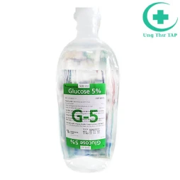 Glucose 5% 500ml Kabi - Dung dịch điều trị thiếu hụt carbohydrat 