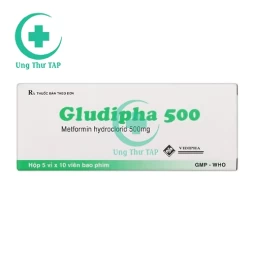 Gludipha 500 - Thuốc điều trị đái tháo đường tuýp II của Vidipha 
