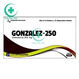 Gonzalez-250 - Thuốc giúp loại bỏ tình trạng dư thừa sắt