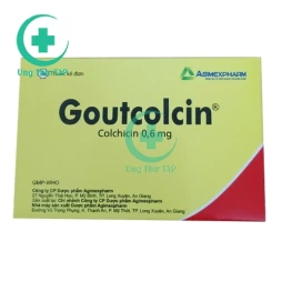 Goutcolcin 0,6 Agimexpharm - Thuốc trị bệnh gout hiệu quả