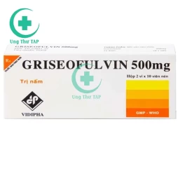 Griseofulvin 500mg - Thuốc điều trị các bệnh nấm da, tóc