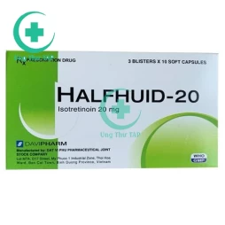 Halfhuid 20 - Thuốc trị mụn trứng cá thể nặng của Davipharm