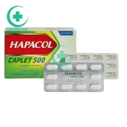 Hapacol Caplet 500 - Thuốc điều trị cảm, cúm, sốt xuất huyết