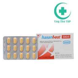 Hasanbest 500/5 - Thuốc điều trị đai tháo đường typ2