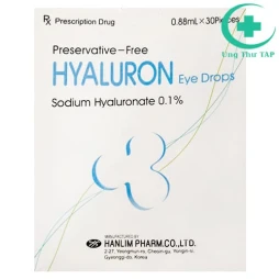 Hyaluron Eye Drops - Thuốc điều trị tổn thương giác mạc và kết mạc