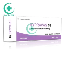 Hypravas 10 Medisun - Thuốc điều trị tăng cholesterol máu