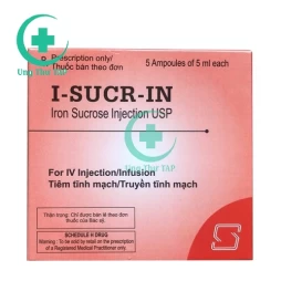 I-Sucr-in 100mg/5ml Samrudh - Thuốc bổ sung sắt nguyên tố