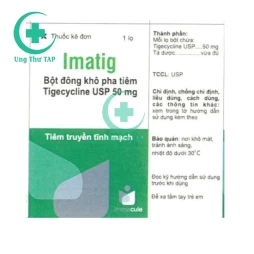 Imatig 50mg Immacule - Thuốc điều trị nhiễm khuẩn của Ấn Độ
