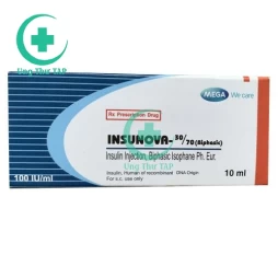 Insunova - 30/70 - Thuốc điều tri bệnh đái tháo đường của India