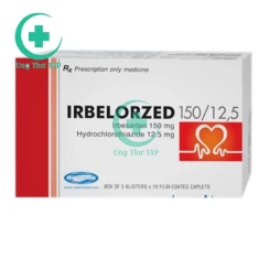 Irbelorzed 150/12,5 - Thuốc điều trị tăng huyết áp hiệu quả
