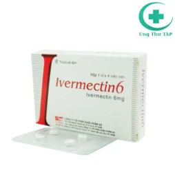 Ivermectin 6 - Thuốc điều trị bệnh giun chỉ Onchocerca hiệu quả