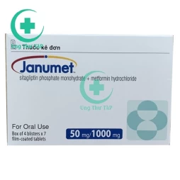 Janumet 50mg/1000mg - giúp hạ đường huyết hiệu quả