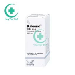 Kaleorid Tab 600mg - Thuốc điều trị giảm kali máu hiệu quả
