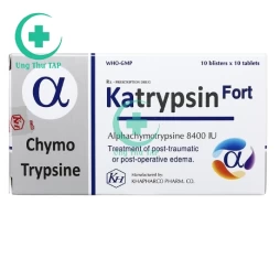 Katrypsin Fort 8400USP - Thuốc chống viêm,giảm phù nề đặc biệt