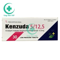 Kenzuda 5/12,5 - Thuốc điều trị tăng huyết áp,giảm suy tim