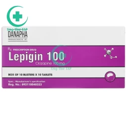 Lepigin 100 - Thuốc điều trị tâm thần phân liệt kháng thuốc.