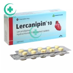 Lercanipin Agimexpharm - Thuốc điều trị tăng huyết áp vô căn