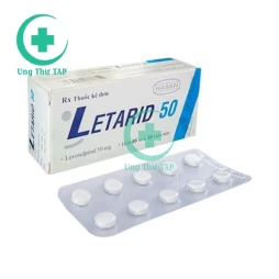 Letarid 50 (Levosulpirid) - Thuốc điều trị tâm thần, trầm cảm