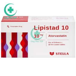 Lipistad 10 - Thuốc điều trị giảm mỡ và cholesterol trong máu
