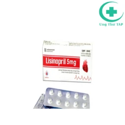 Lisinopril 5mg Domesco - Điều trị bệnh tăng huyết áp, suy tim hiệu quả