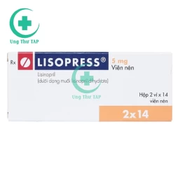 Lisopress 5mg - Thuốc điều trị tăng huyết áp hiệu quả