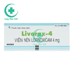 Livorax-4 Thuốc điều trị đau viêm xương khớp hiệu quả của India