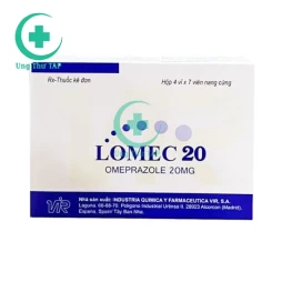 Lomec 20 - Thuốc điều trị viêm loét dạ dày - tá tràng hiệu quả