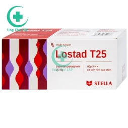 Lostad T25 - Thuốc trị tăng huyết áp, giảm biến chứng đột quỵ