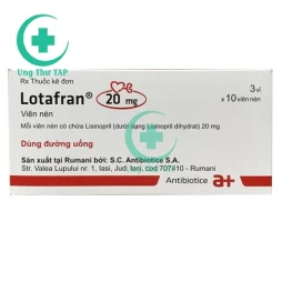 Lotafran - Thuốc điều trị tăng huyết áp,  suy tim hiệu quả