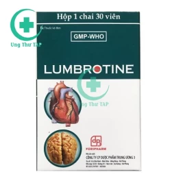 Lumbrotine- điều trị sơ vữa động mạch, tai biến mạch máu não