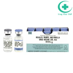 M-M-R II & Dung Dich Pha 0.5ml - Vacxin phòng sởi, quai bị, rubella