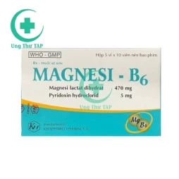 Magnesi-B6 470mg Khapharco - Thuốc điều trị thiếu hụt magnesi 