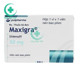 Maxigra 50mg - Thuốc điều trị các rối loạn cương dương