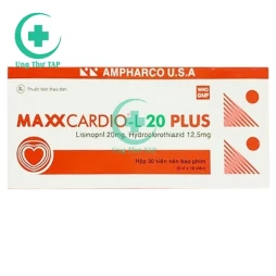 Maxxcardio L20 Plus - Thuốc điều trị tăng huyết áp, suy tim