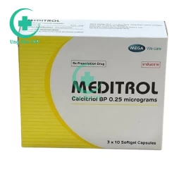 Meditrol 0,25mcg Mega We care - Thuốc iều trị chứng loãng xương