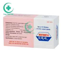 Medtrivit - B - Thuốc bổ sung Vitamin nhóm B của Medipharco