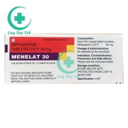 Menelat 45mg Torrent - Thuốc chống trầm cảm hiệu quả của Ấn Độ