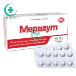 Mepazym - Giúp làm giảm các triệu chứng sưng đau, phù nề