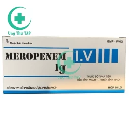 Meropenem 1g- Thuốc điều trị nhiễm trùng đường tiết niệu