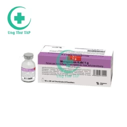 Meropenem Kabi 1g - Thuốc điều trị viêm phổi, nhiễm trùng ổ bụng