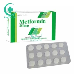 Metformin 850 Tipharco - Thuốc điều trị bệnh tiểu đường hiệu quả
