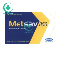 Metsav 850 - Thuốc điều trị đái tháo đường type 2 của SaVi